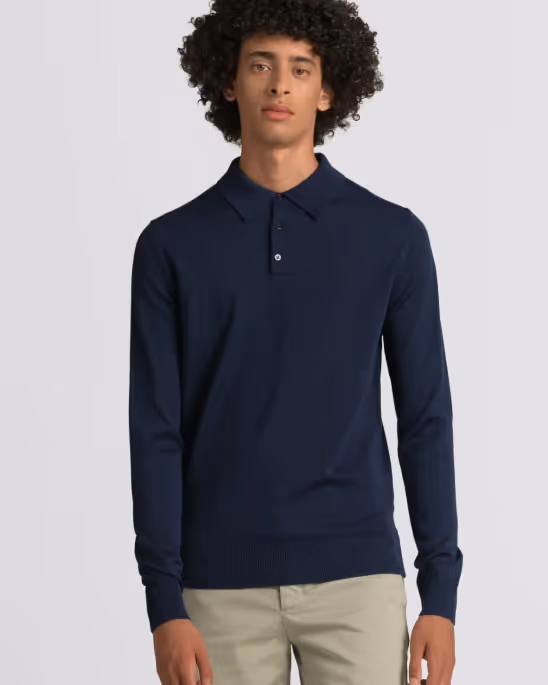 Asket — Merino wool polo